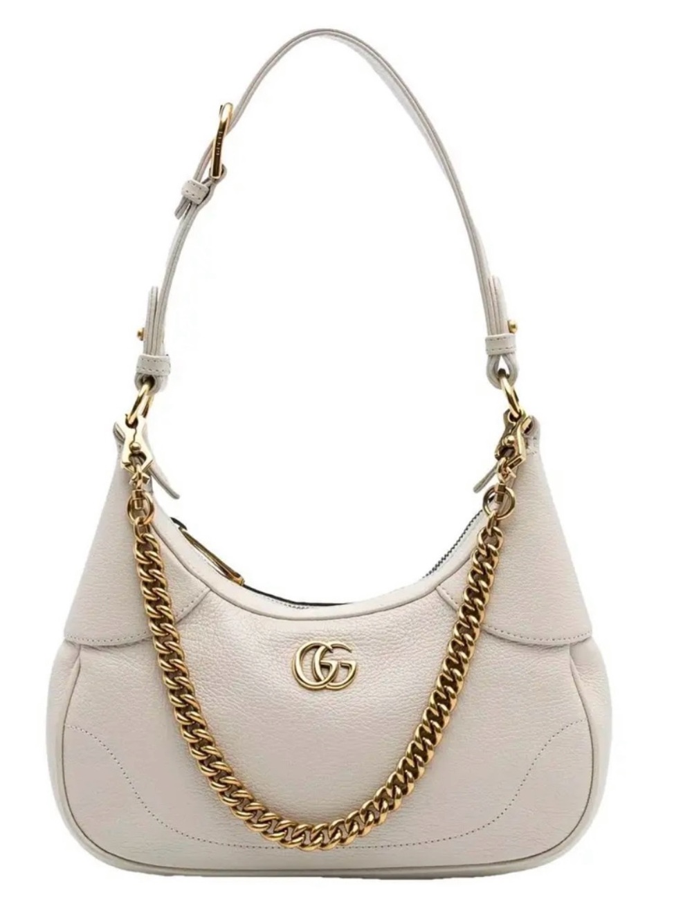 Authentic Gucci Aphrodite Handbag w/ Gold Chain and Adjustable Leather Strap